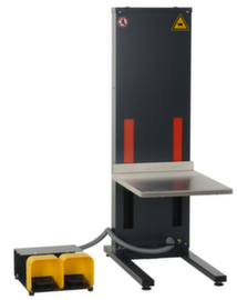 Rocholz Table élévatrice pneumatique 2000force 60 kgplateforme Lxl 600x450 mmcourse utile 500 mm