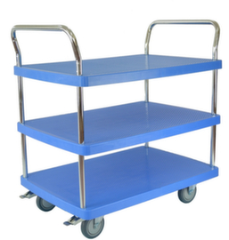 Chariot pour l'alimentaire en plastiqueforce 200 kgen différentes exécutions
