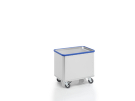 Gmöhling Chariot conteneur aluminium G®-ERGO à tablette sur ressort